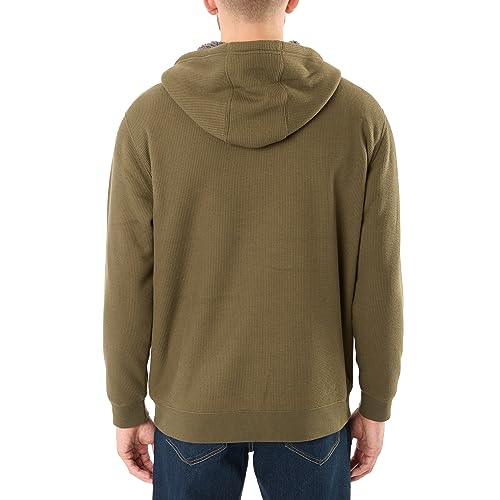 Image of Smith's Workwear Mens Big Men's Sherpa-bonded Thermal Knit Hooded Jacket
