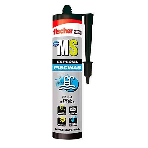 Fischer 552844 polímero para piscinas, Blanco