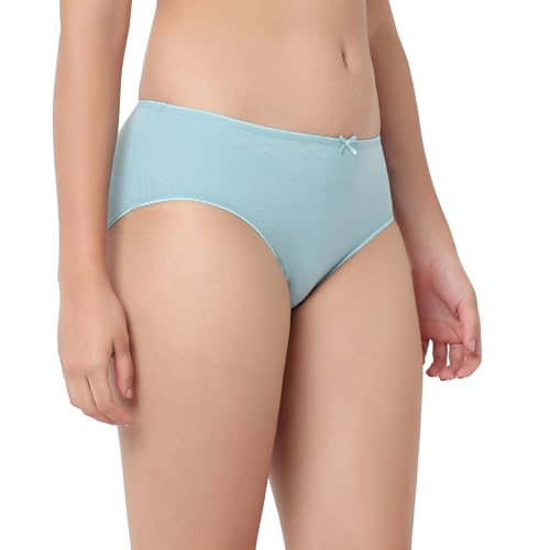 Image of juliet Cotton Hipster Premium Panties Set of 5 Full Coverage Stretchable Fabric