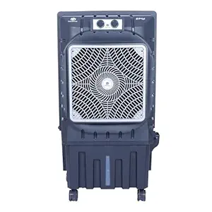 Novamax Epic 75L Desert Air Cooler For Home/Office With Honeycomb Cooling, Auto-Swing Louvers, 4-Way Air Deflection, Powerful Air Throw & Inverter Compatible (Black)