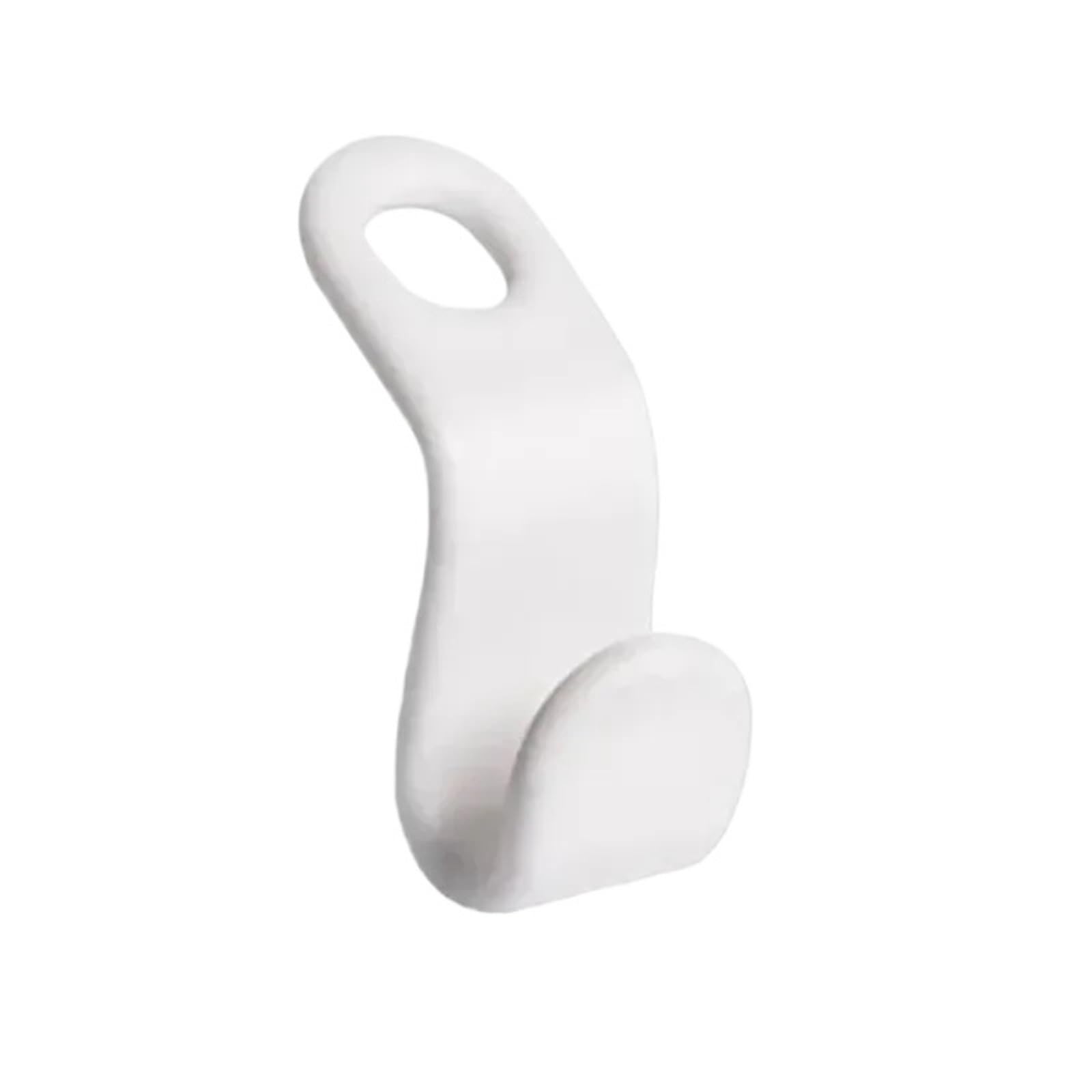 Hangers for Clothes Space Savers 200pcs Clothes Rack Wardrobe Hanging Hanger Connection Hook Space Saving(White)