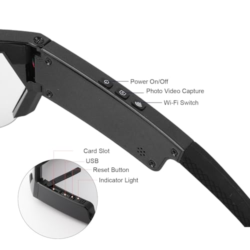 GOWENIC vp6d049acg Cámara en Gafas 12MP 1080P miniatura 7