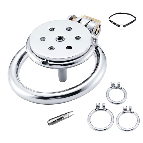 Cage de chasteté plate pour bondage masculin sans irritation