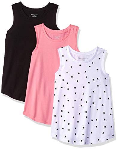 Image of Amazon Essentials Girls and Toddlers' Tank Top, Multipacks