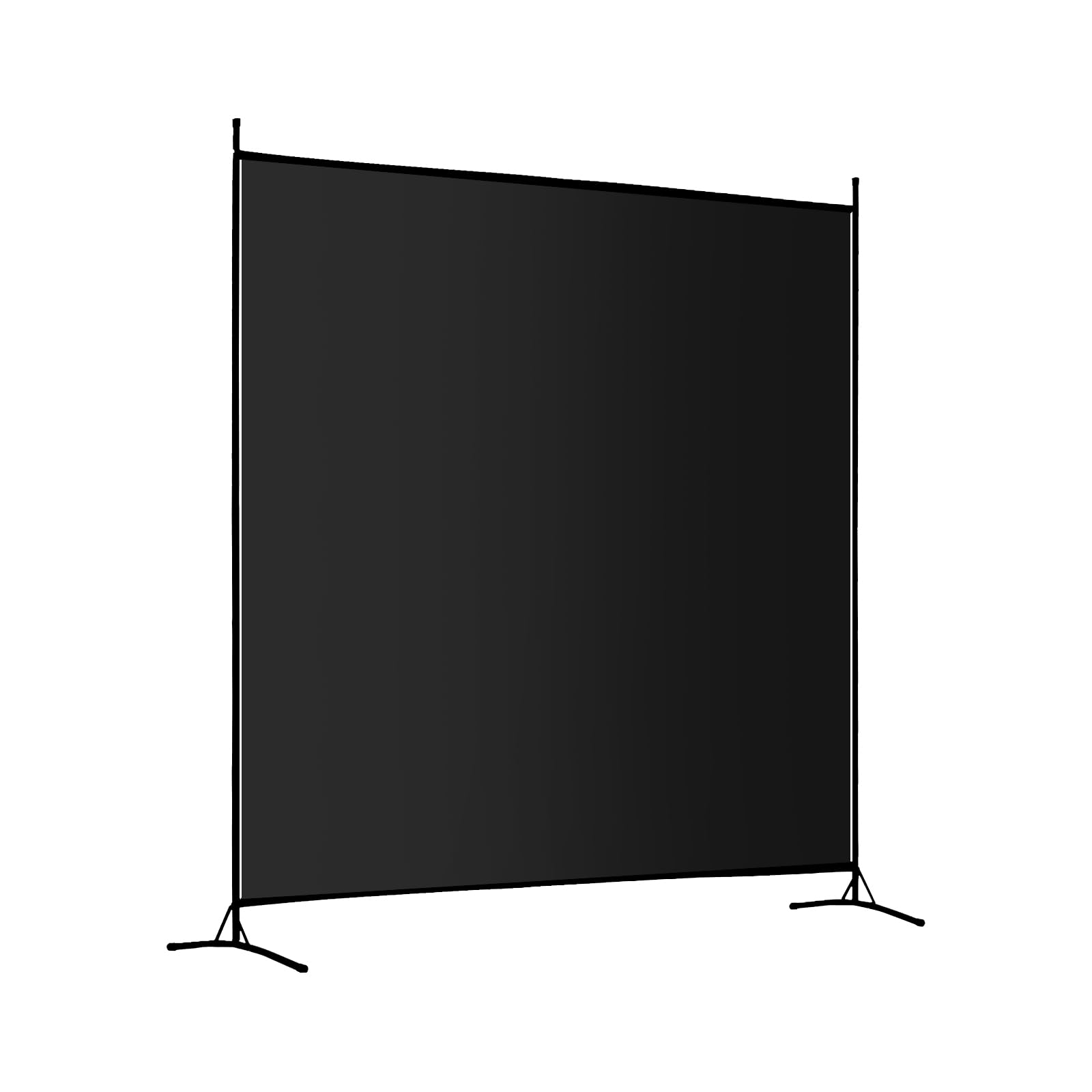 Divisor de habitación de panel grande individual, pantalla de privacidad de 6 pies de alto, divisor de pared independiente de habitación, pantalla divisora de habitación ligera para oficina en 8