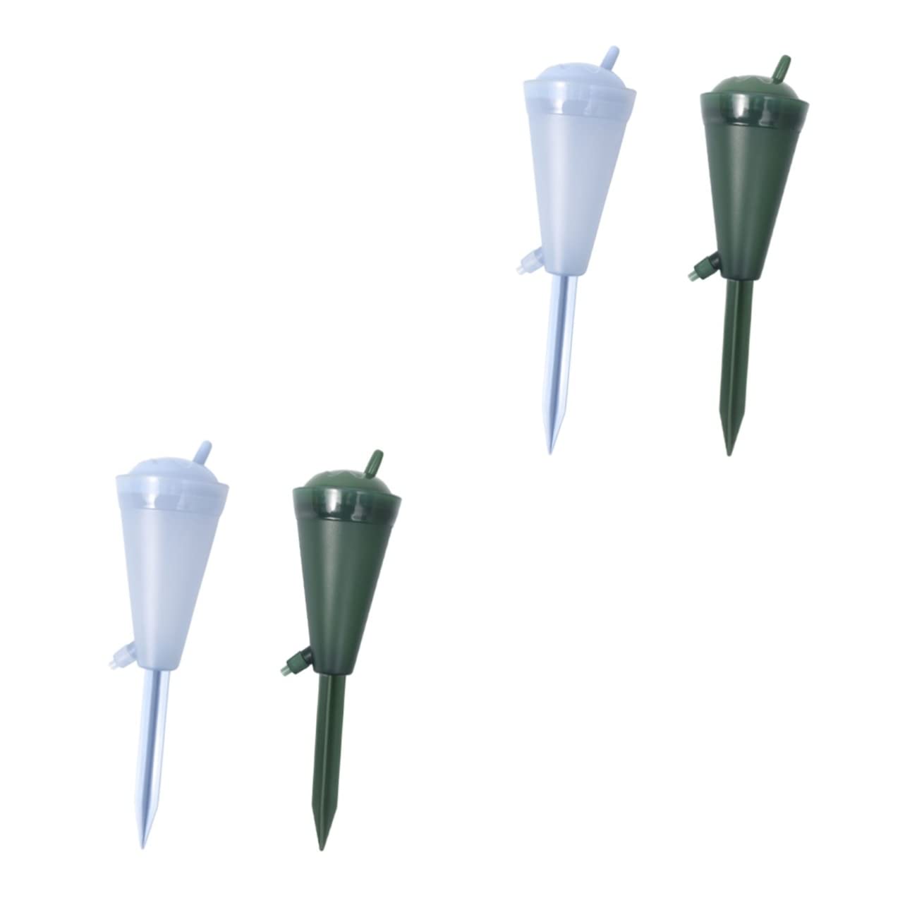 SUPVOX 2 Set Gocciolatore A Cono Pianta A Spighe Autoirriganti Irrigazione del Giardino Stagno Tubo Flessibile Picco d'Acqua delle Piante Espandibile Lampadine da Esterno Pp 2 Pezzi * 2