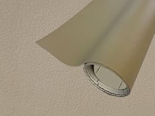 AUTOMAX izumi クッション付 貼るレザー (小) ベージュ 幅65x50cm スポンジ 革シート 合皮シート 糊付き生地