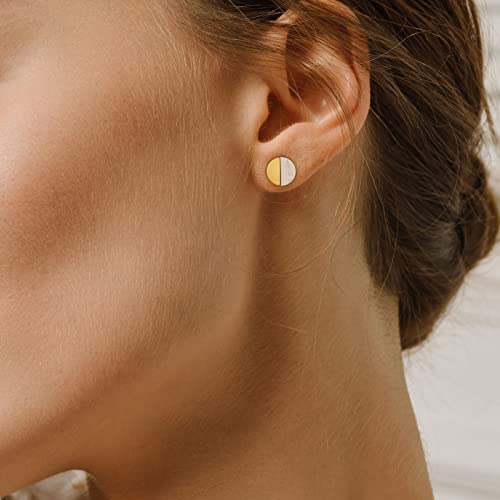 Turquoise Stud Earrings Sets For Women 18K Cute Earring Hypoallergenic Small Geometric Minimalist Jewelry Studs Earrings For Women Girls #TOP1