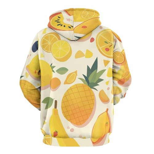 Sweatshirt ananas citron banane idéal pour vos sorties décontractées - 4