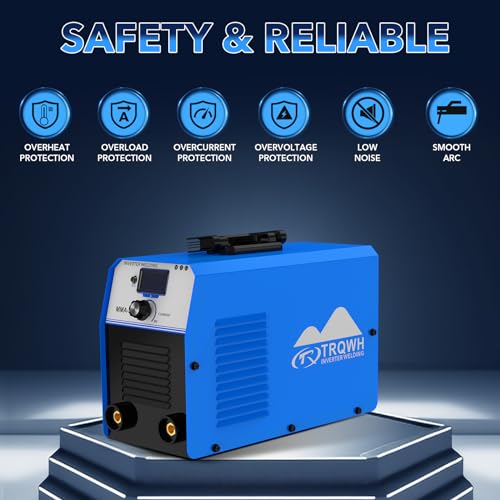 Image of TRQWH MMA255A Mini Welding Machine 200A 110V Stick Welder ARC Welder Machine IGBT Inverter MMA Welder Portable Welding Machine Hot Start for Beginners and Professionals