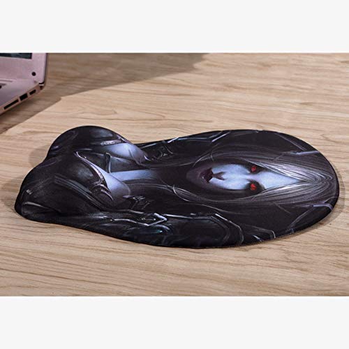 Tappetino Mouse 3D In Silicone Con Supporto Per Polso – Ergonomico 43x37x6.5 Cm – Memory Cotton - 3