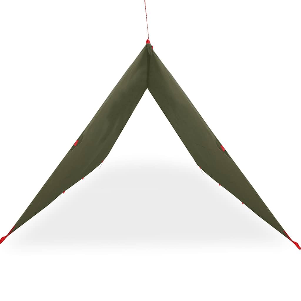 Telone da campeggio verde oliva 506 x 306 cm impermeabile, telo per tenda protezione solare per esterni, campeggio, escursionismo, amaca