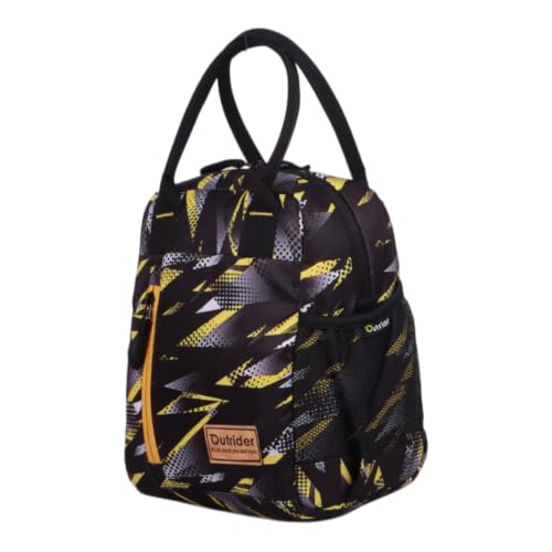 Image of Outrider Polyester Jumbo Lunch Bag,Lunch Bag for Office Men, Women and Kids, Quality Tiffin Bag for School, Picnic, Work, Carry Bag for Lunch Box, 12 litres,