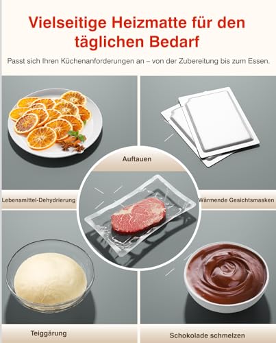 Image of Warming Mat for Food (35 inchx16 inch) - iTRUSOU Extra Large Electric Warming Tray with 7-Level Temp, 500W High-Power & 99H Timer - Rollable XL Large Food Warming Mat for Parties & Buffet
