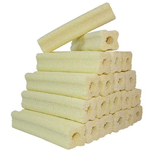 PINVNBY 20 Pcs 6.2-Inch Large Aquarium Filter Media Fish Tank Ceramic Media for Sump Canister Filter,Bakki Showers Filter,Trickle Filter,Aquaculture and Koi Ponds