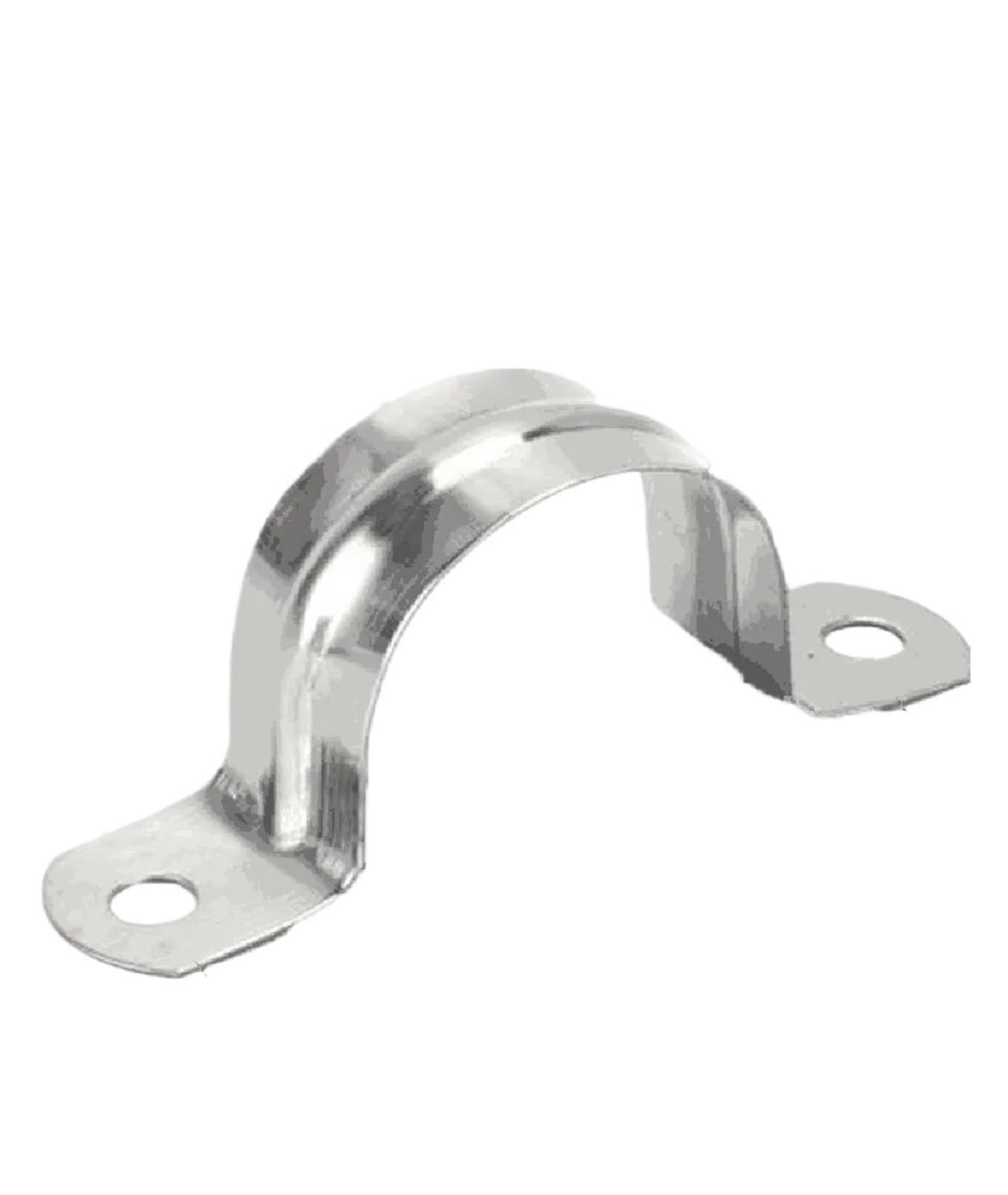 50/100 pezzi 16/20/25/32/40/50mm lega di alluminio ferro fibbia a forma di U carta sella carta fissa tubo dell'acqua morsetto fibbia fissa sella(50mm 100pcs)