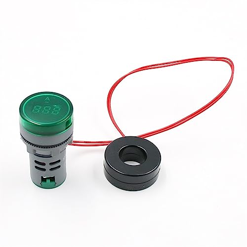 Jauge indicateur de courant alternatif ampèremètre voltmètre LED MOBYAT - 5
