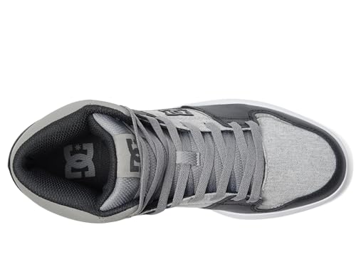 DC Men's Shoes Cure High Skate, 9 Grey2