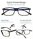 Eyekepper Leser UV Schutz,Anti Blendung Brille,Anti Blau Strahlen,Frühling Scharniere Computer Lesebrille schwarz +1.25