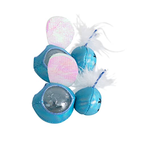 Petstages Firefly Treat Stuffer - Gioco con ricompense per gatti - lucciola - brilla al buio - 2 pezzi