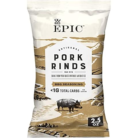 EPIC BBQ Pork Rinds, Keto & Paleo Friendly, Gluten Free, 2.5oz Cover