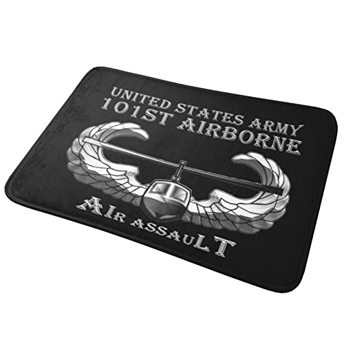 Us Army 101St Airborne Air Assault Indoor Door Mat Antiskid Stain Resistant Carpet, 16X24 Inch Door Mat Indoor Entrance #TOP7