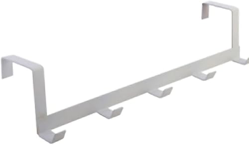 Miniatura 9 de Gancho para colgar sobre la puerta, colgador de puerta de alta resistencia, colgador de perchero, perchero para abrigo, bolsa, bata, toalla, baño,