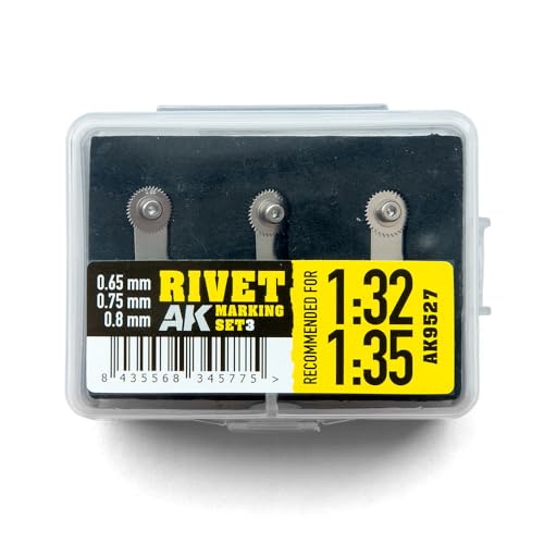 AK TOOL AK9527 RIVER MARKING SET 3 (1:35/1:32)