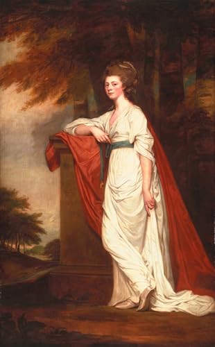 Tableaux moderne toile George Romney Rose Mille art mural abstrait pour chambre 60x90cm