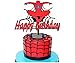Happy Birthday 3D Layered Hand Crafted Inspired by Spiderman Cake Topper By Forbes Favors