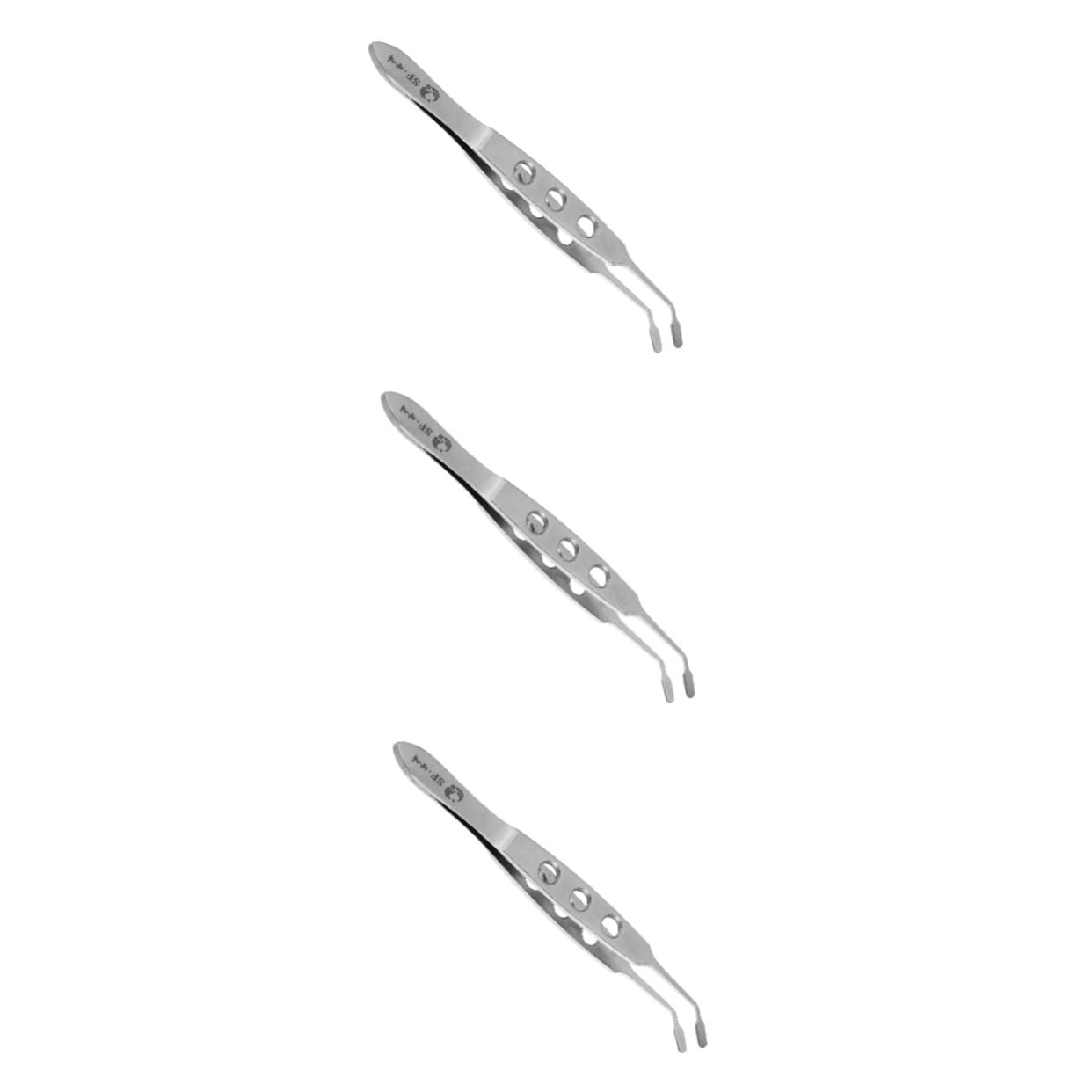 FOMIYES Pcs Stainless Steel Meibomian Gland Expressor Professional Eyelid Forceps Gland Tweezers Set