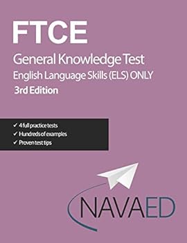 Paperback FTCE General Knowledge Test English Language Skills (ELS) Only 3rd Edition Book