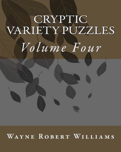Cryptic Variety Puzzles Volume 4