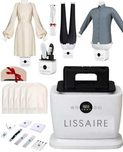 Ironing Machine Automatic Ironing Machine For Home & Clothes Steamer Combo Smart Iron Machine With Touch Control 812 Min Wrinkle-Free Results For Shirts Pants Shoes & More (Full version)