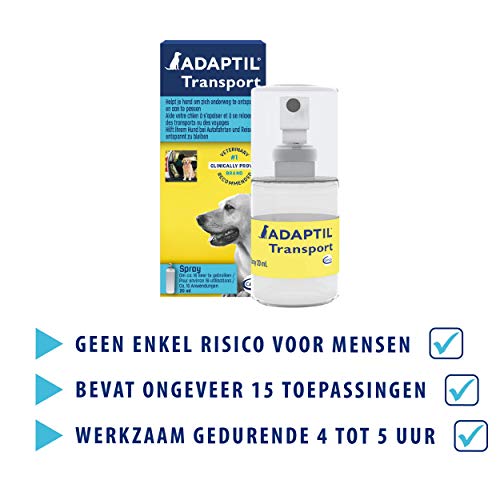 ADAPTIL Transport – Anti-Stress voor Hond - Spray 20 ml