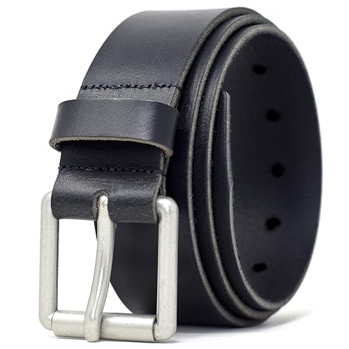 Ashford Ridge 38mm Full Grain Leather Roller Buckle Belt