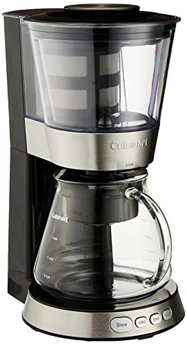 CUISINART Cold Brew Coffee Machine | Automatic Cold Coffeemaker DCB-10, Silver