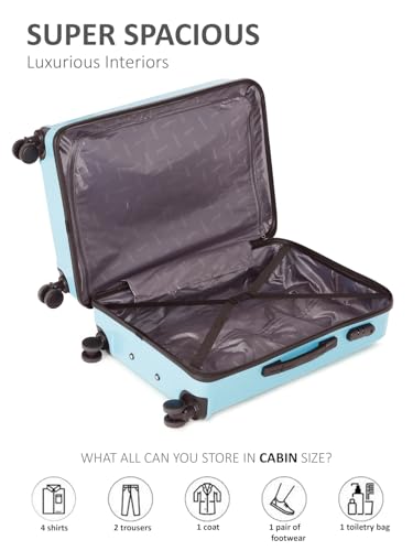 Image of Teakwood Dune Trolley Bag for Travel - Durable for Weekend Business Trip & Airline Cabin Fit - Smooth Wheels & Telescopic Handle Luggage Suitcase