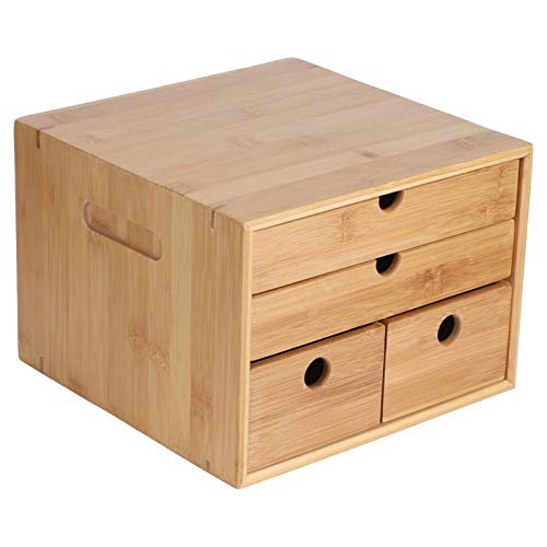 Tea Box, Beautiful Bamboo Tea Drawer Tea Drawer for Home Kit...