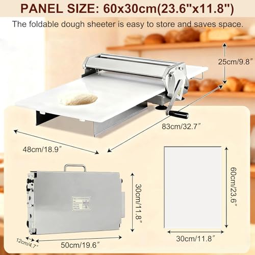 Commercial dough sheeter machine