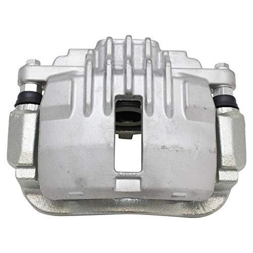 Image of TRQ Rear Brake Caliper Set Zinc Coated Brackets Hardware Compatible with 1998-2005 Chevrolet Blazer 1998-2004 S10 1998-2001 GMC Jimmy Sonoma 1998-2000 Isuzu Hombre 1997-2001 Oldsmobile Bravada