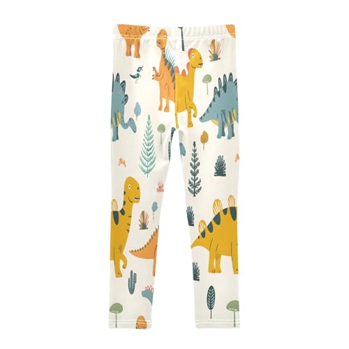 Toddler Girls Leggings Printed Yoga Pants Leggings Hand Drawn Dinosaurs for Kids2