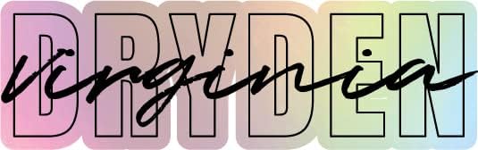 Dryden Virginia Souvenir - Calcomanía de vinilo holográfico (2 pulgadas)