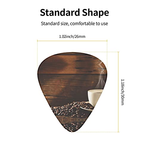 Tasse à café et grains de café médiators de guitare ensemble de 12 pièces pour guitare acoustique, guitare électrique… - Les Beatles, Paul McCartney, John Lennon, RIngo Starr, George Harrison Tasse à café et grains de café médiators de guitare ensemble de 12 pièces pour guitare acoustique, guitare électrique… – Image 5