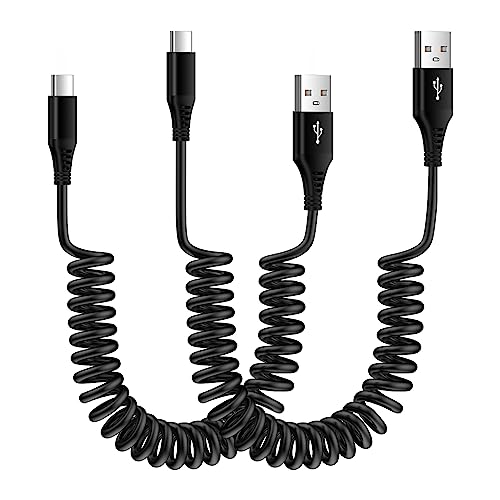 Android Auto USB Type C Cable for Car,(3FT+6FT) Retractable USB