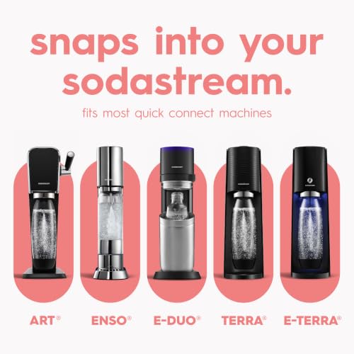 Image of sodastream Fizz & Go Cool, Stainless Steel Carbonated Water Bottle 0.9L, Insulated Metal Bottle for Sparkling Water, Compatible with TERRA, ART, ENSO & More in Papaya Orange