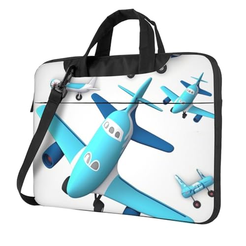 Sac à bandoulière pour ordinateur portable imprimé avion, idéal pour le bureau et les voyages