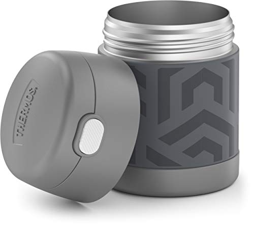 Image of Thermos Funtainer 10 Ounce Food Jar, Grey and Aqua Waves