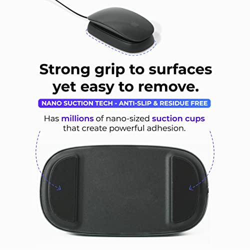 Image of Ascrono - Charging Station Compatible with Apple Magic Mouse - Black - Perfect Accessories | Usable As Charging Dock, Stand & Charger | Includes 5ft (1.5m) USB-C Cable | USB-C Connector