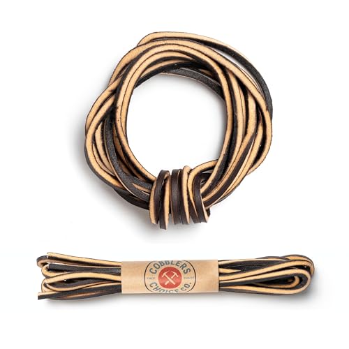 54 Premium Leather Boot Lace in Cougar Brown - Premium Quality and Durability